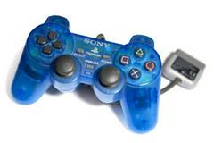 Clear Blue Dual Shock Controller - (Loose, Playstation) - Image 2