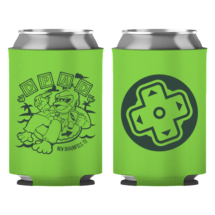 DK Tubing Can Cooler + Sticker Pack - Image 2