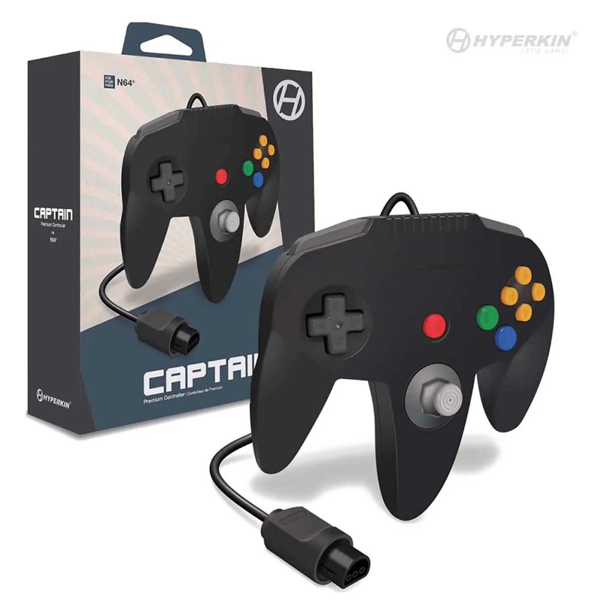 Hyperkin - Nintendo 64 Captain Controller (Black) - Image 2