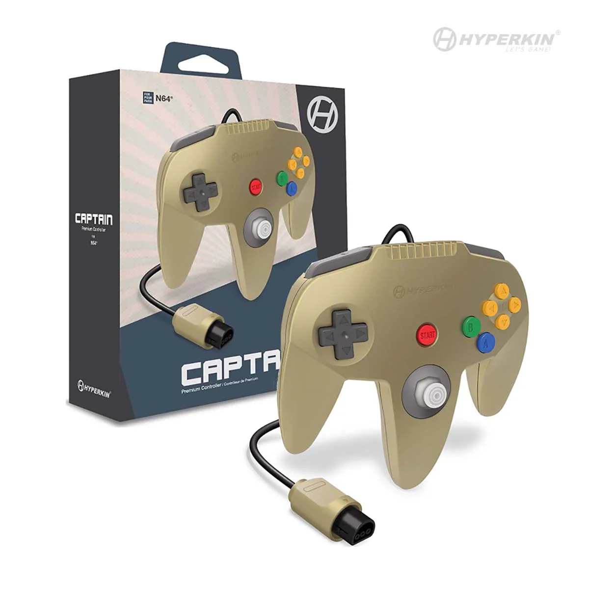 Hyperkin - Nintendo 64 Controller Captain (Gold) - Image 2
