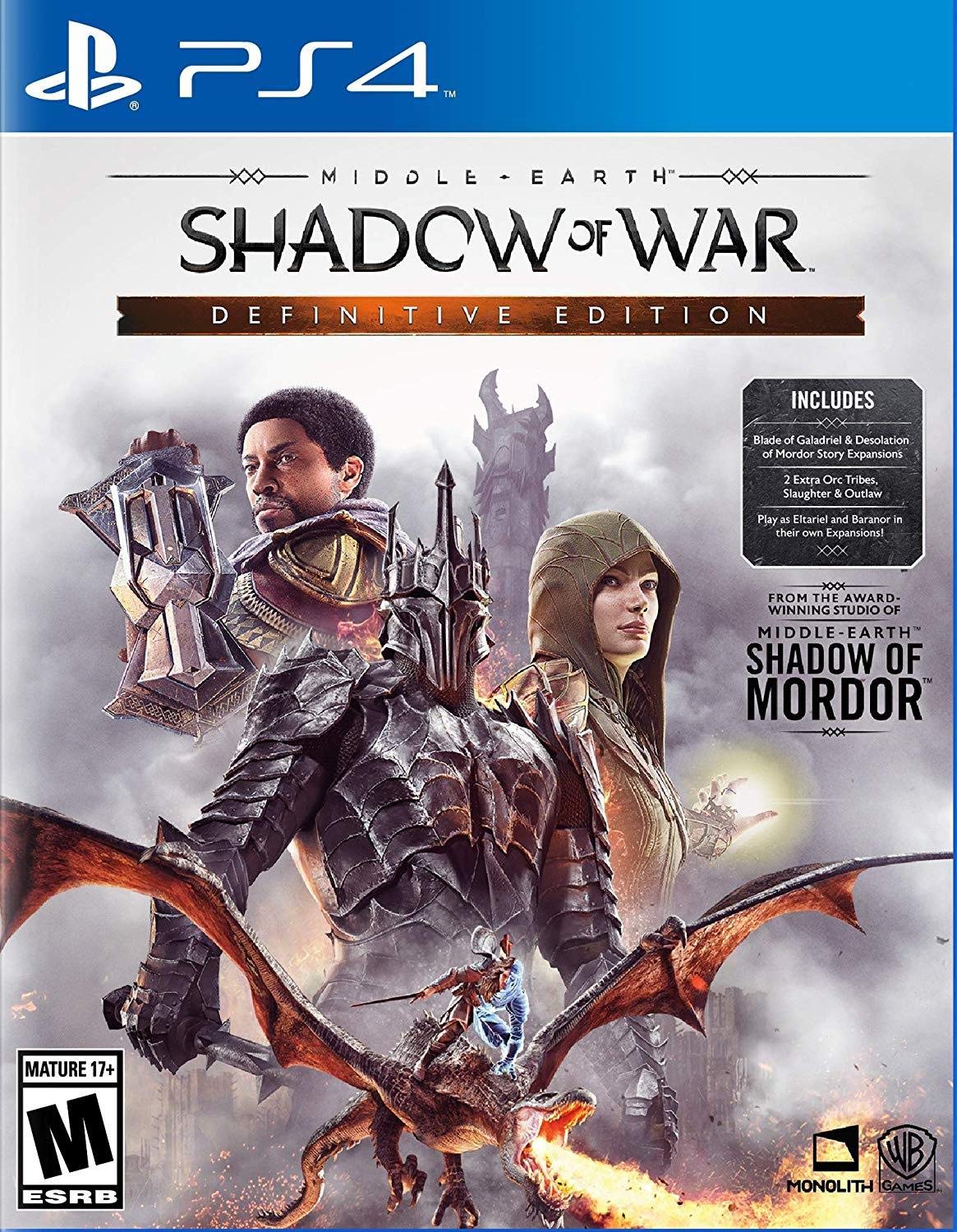 Middle Earth: Shadow Of War [Definitive Edition] - (Complete, Playstation 4) - Image 2