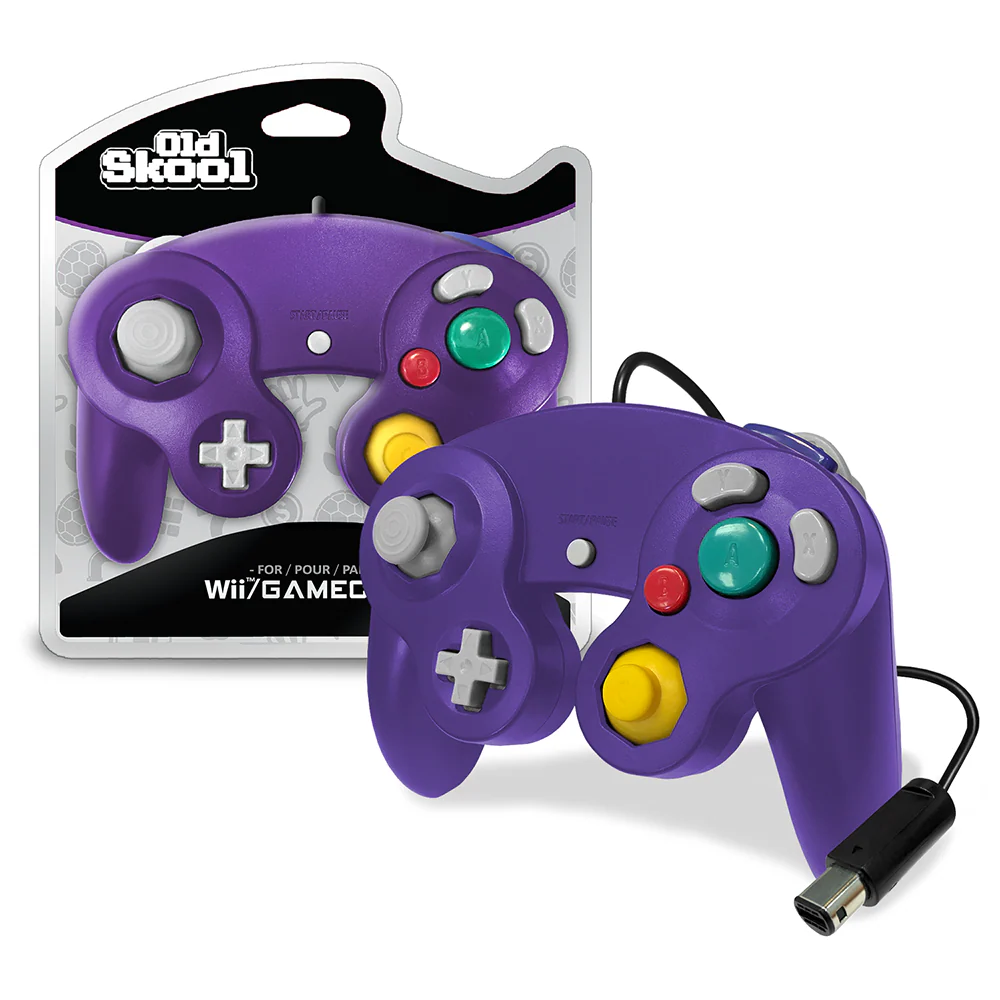 Old Skool - Nintendo GameCube Wired Controller (Indigo) - Image 2