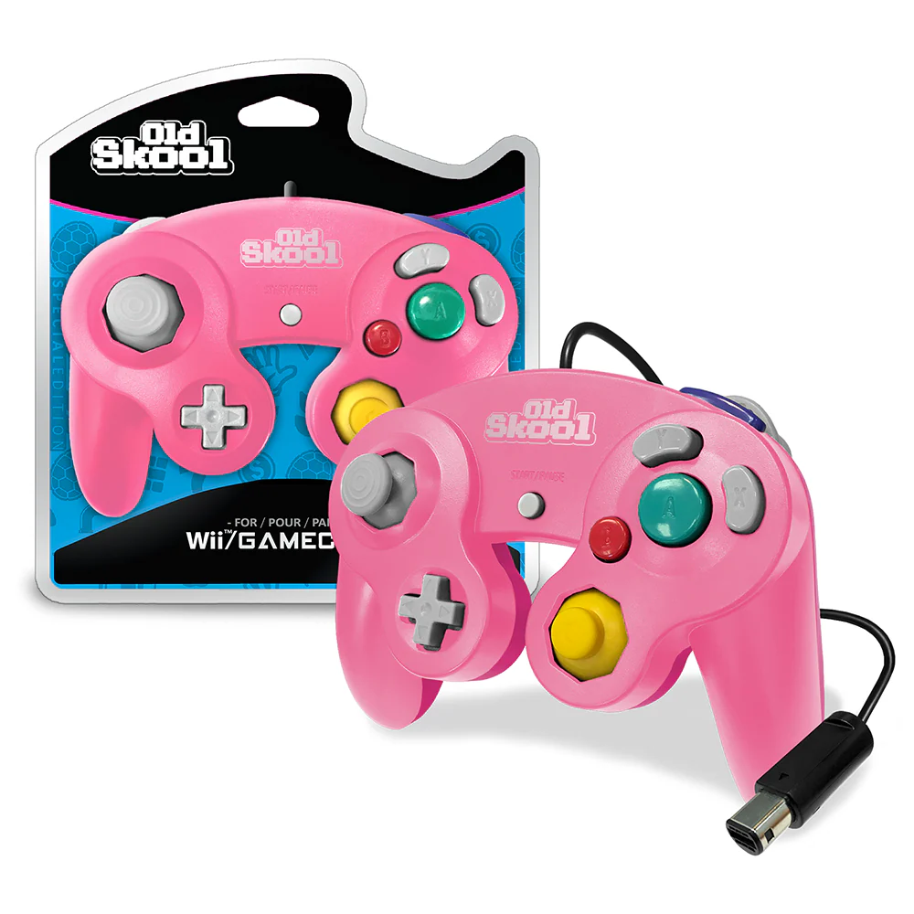 Old Skool - Nintendo GameCube Wired Controller (Pink/Magenta) - Image 2