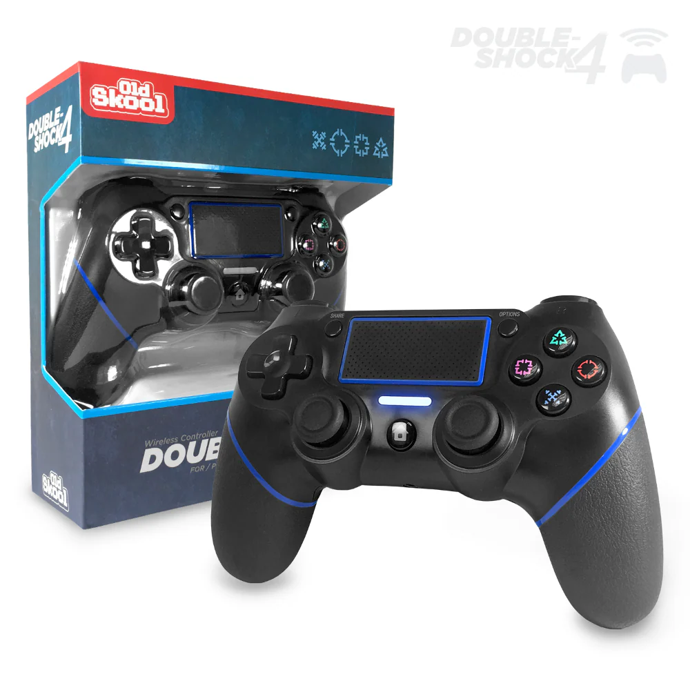 Old Skool - Playstation 4 Wireless Controller (Black) - Image 2