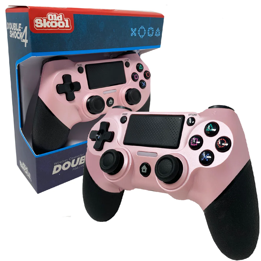 Old Skool - Playstation 4 Wireless Controller (Pink) - Image 2
