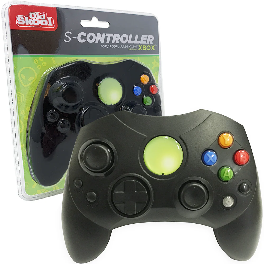 Old Skool - Xbox S-Type Controller (Black) - Image 2