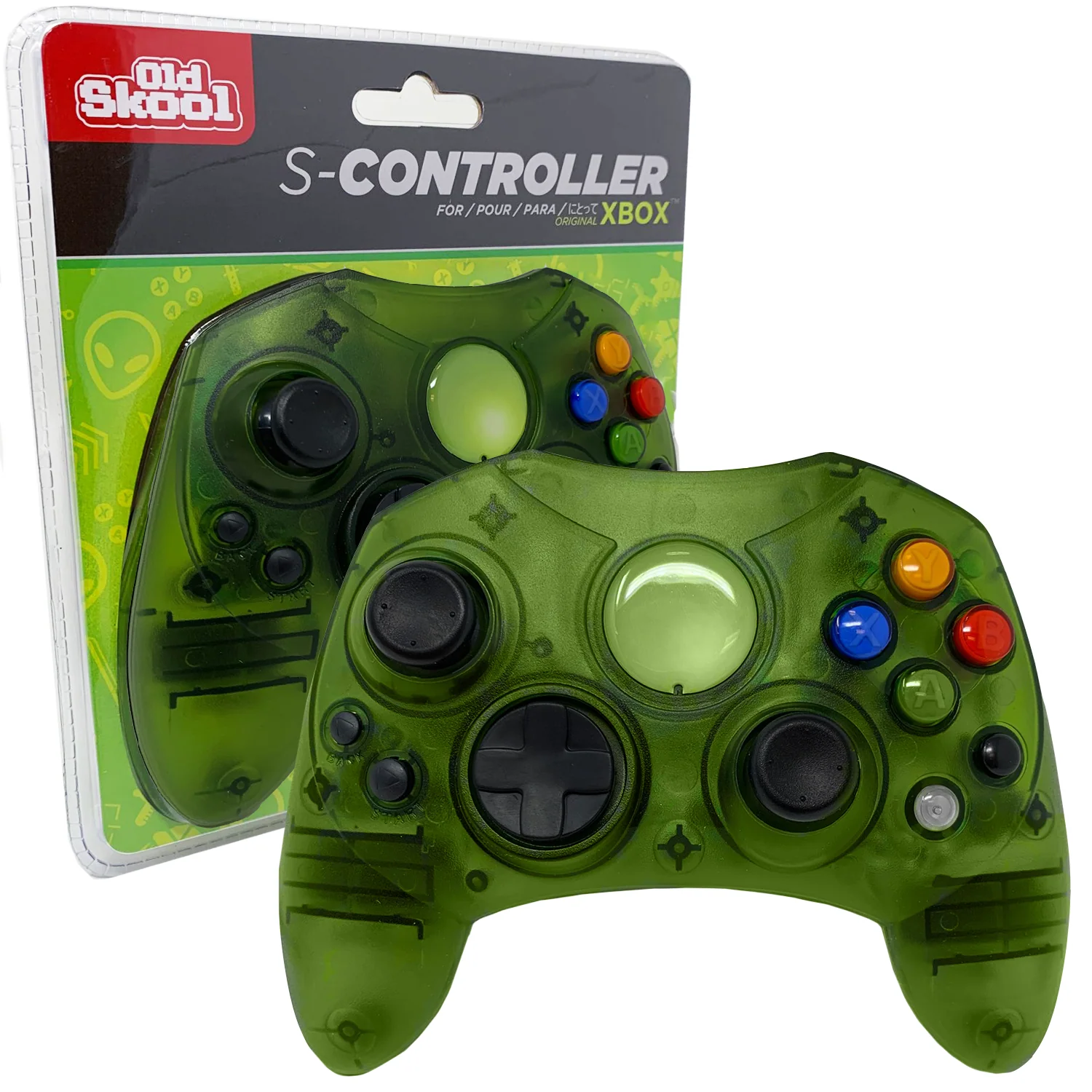 Old Skool - Xbox S-Type Controller (Green) - Image 2