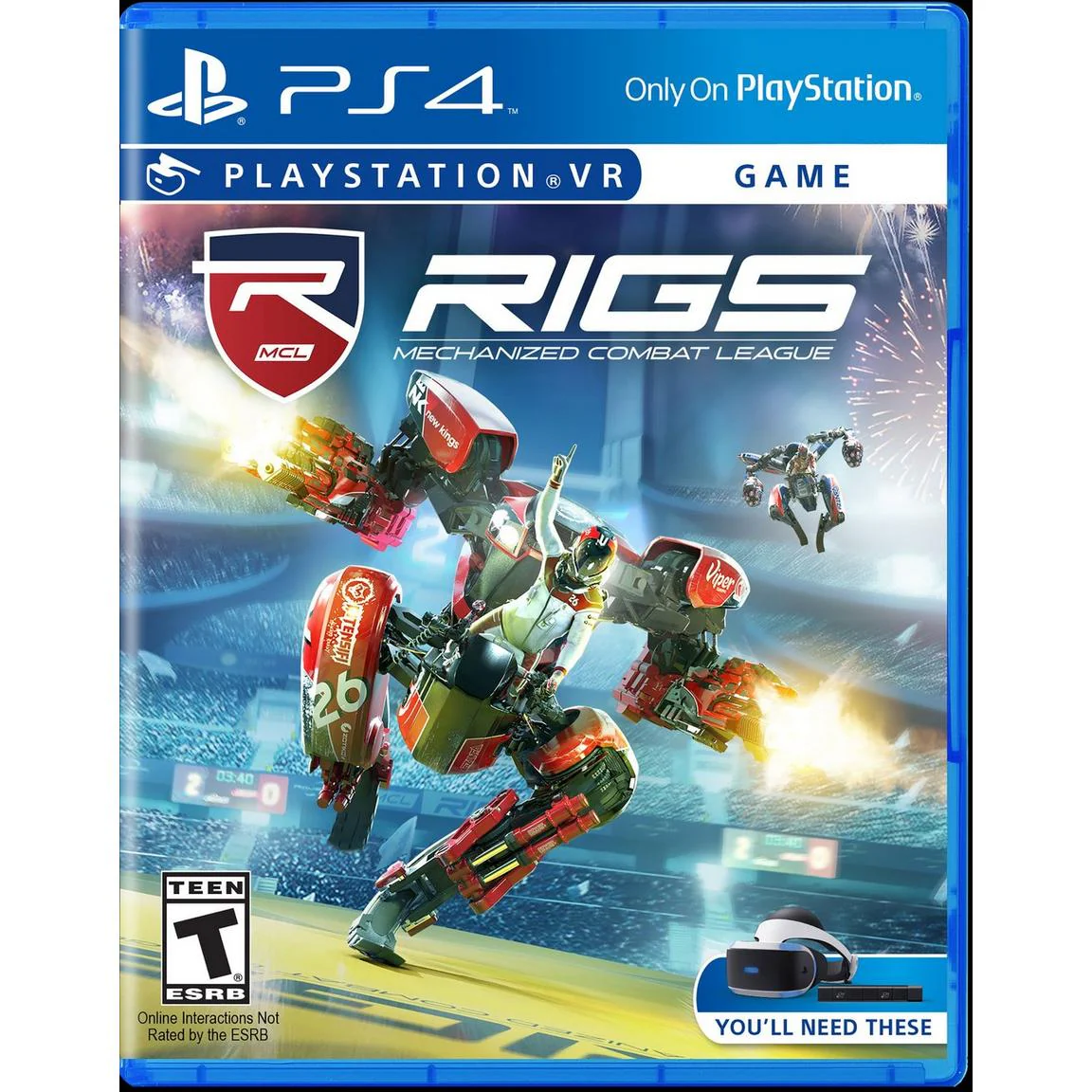 RIGS Mechanized Combat League VR - (New, Playstation 4) - Image 2