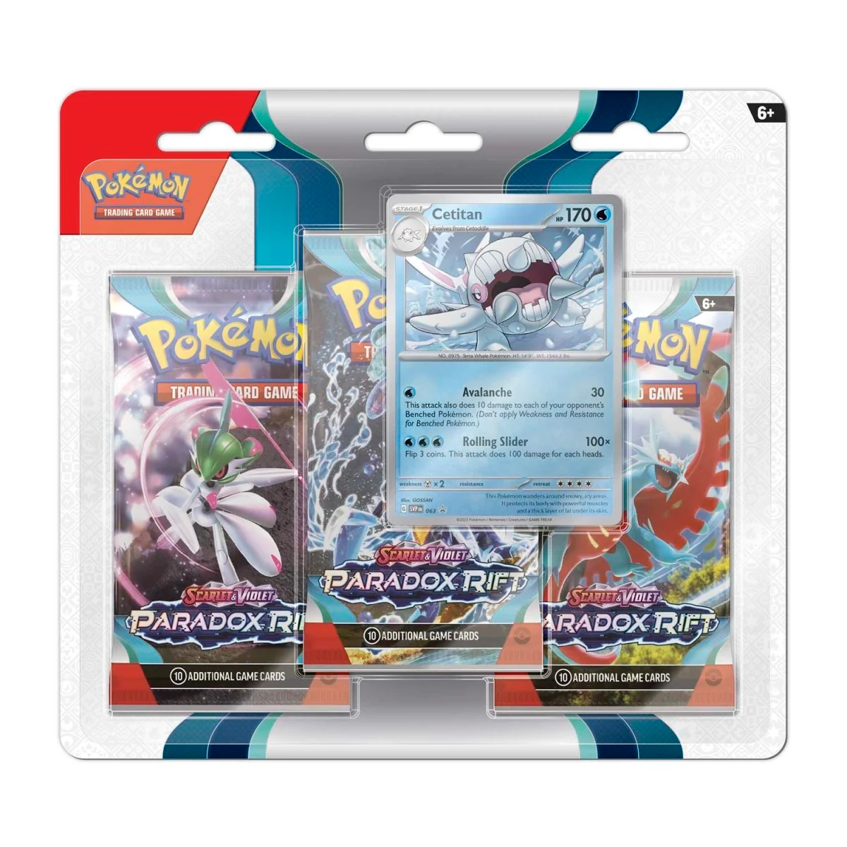 Scarlet & Violet Paradox Rift: 3 Booster Blister Pack - Image 2