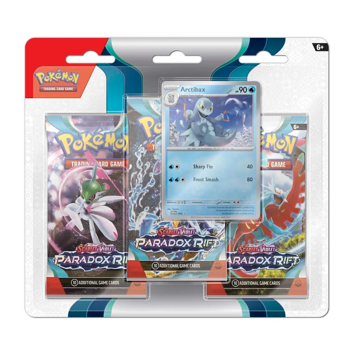 Scarlet & Violet Paradox Rift: 3 Booster Blister Pack - Image 3