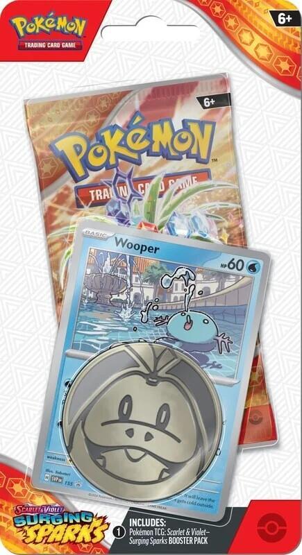Scarlet & Violet Surging Sparks - Single Pack Blister: Wooper - Image 2