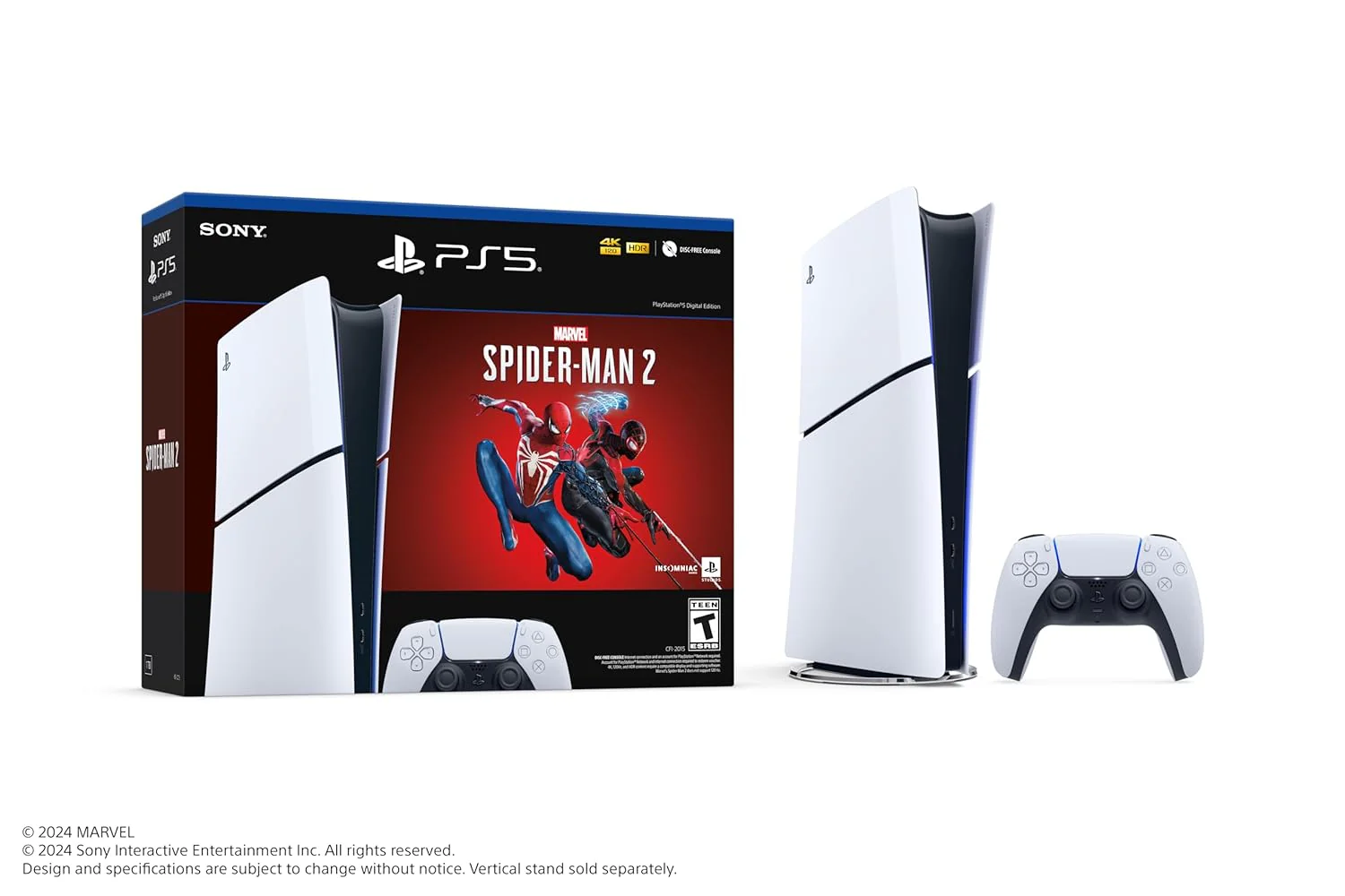 PlayStation 5 Slim Console Digital Edition - Marvel's Spider-Man 2 Bundle (Full Game Download) - Image 2