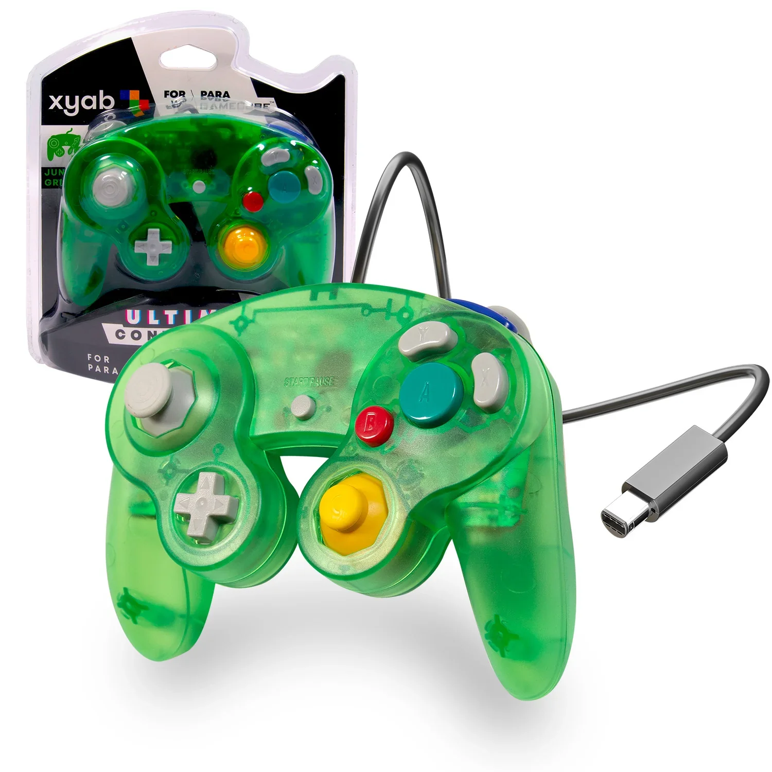 xyab - Nintendo GameCube Wired Controller - Jungle Green - Image 2