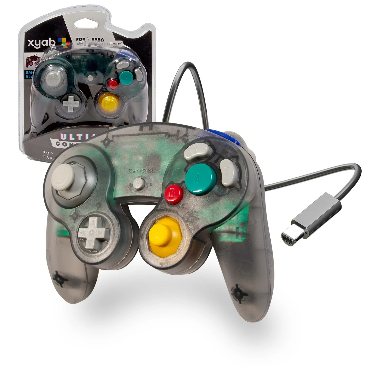 xyab - Nintendo GameCube Wired Controller - Smoke Black - Image 2