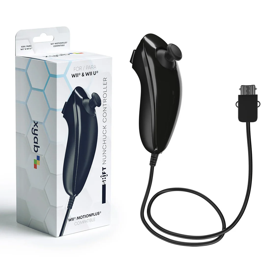 xyab - Nintendo Wii Nunchuk Controller - Black - Image 2