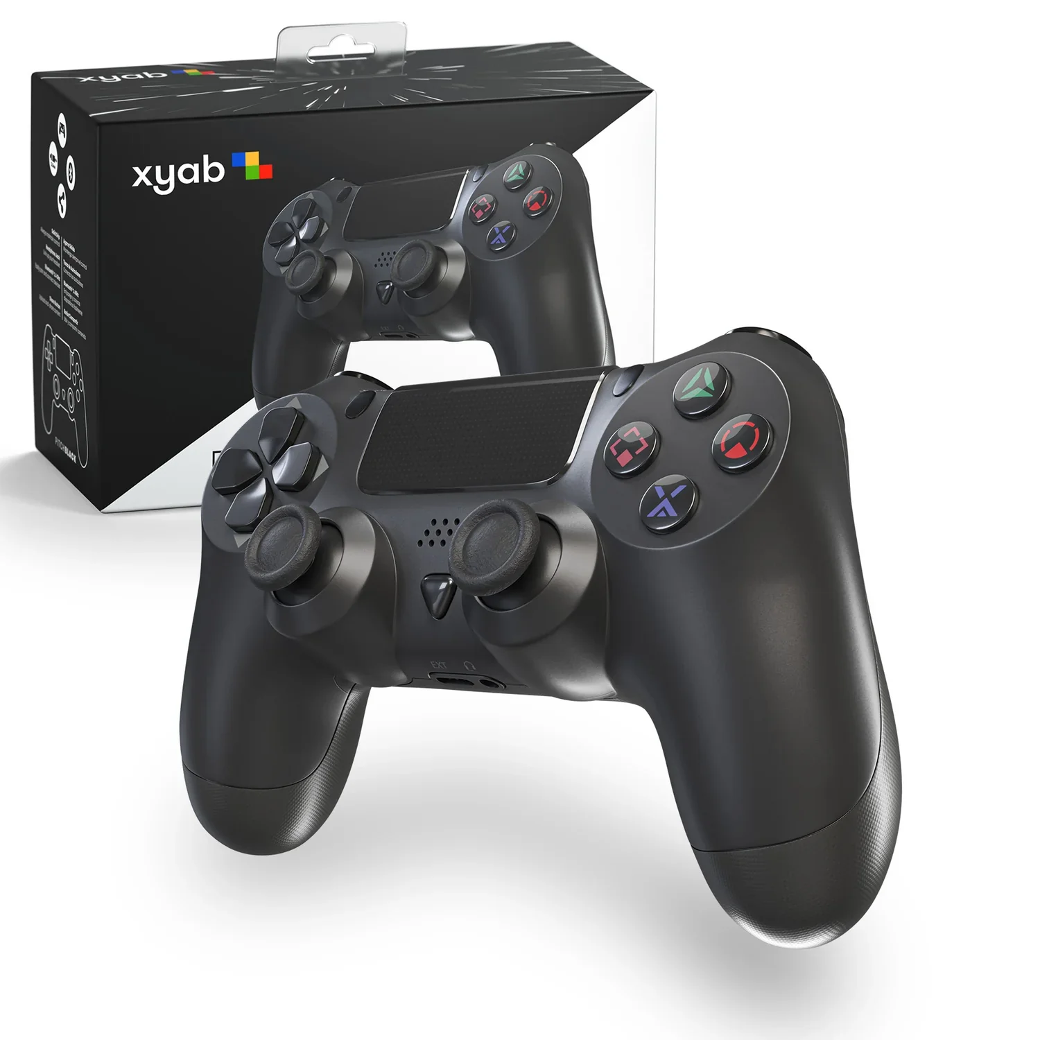 xyab - PS4 Wireless Controller - Pitch Black - Image 2
